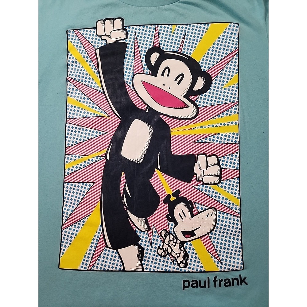 Paul Frank‎ Julius Monkey Shirt XL Art Attack 2010 Bape Shepard Fairey Takashi M